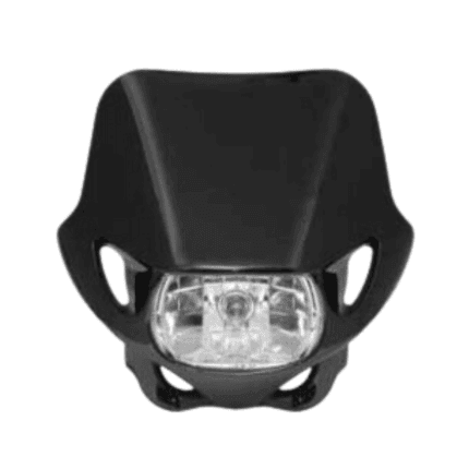 Motorcycle Headlight Argon Nose Fairing (Black)