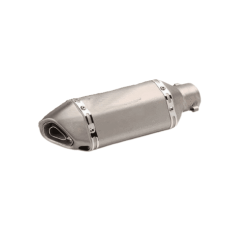 Universal Slip On Exhaust - 360MM - Silver