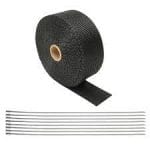 Exhaust Heat Wrap 20M-25MM-1.5MM (BLACK)